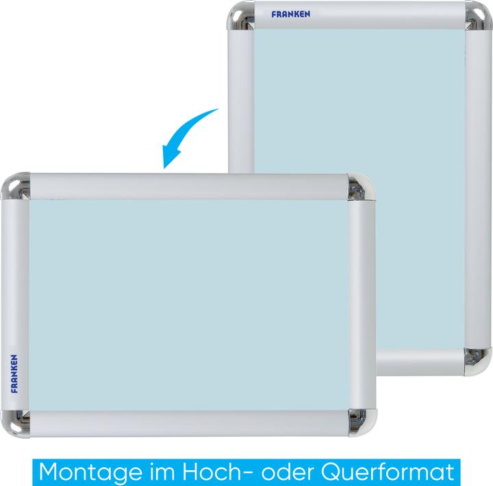Actual product image Franken Picture changing frame BS0705 87x121x1.2cm DIN A0 aluminum si