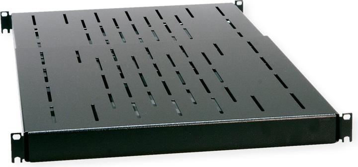 Immagine prodotto Apranet VARIplain 19"-Fachboden 1HE tiefenvariabel, schwarz