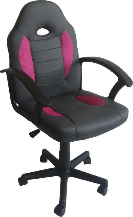 Produktbild HTI-Living Schreibtischstuhl höhenverstellbar Daytona Junior Anthrazit-Pink