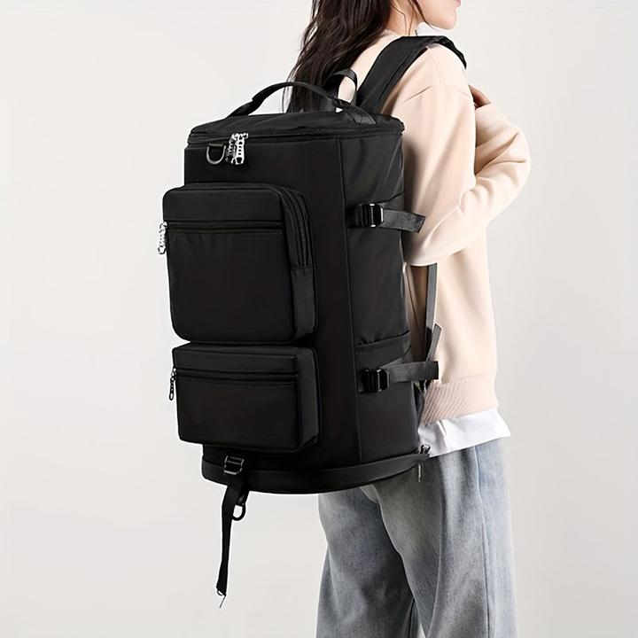 Actual product image Only-Bags.Store Travel backpack, large capacity hiking backpack, dry-wet separation pannier