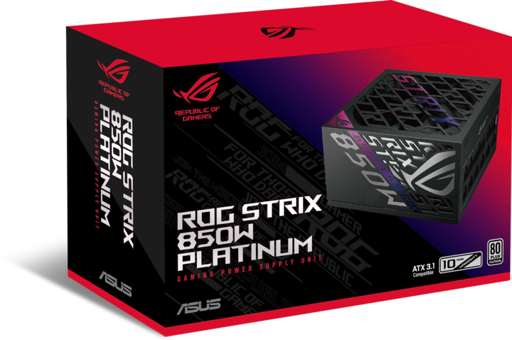 Actual product image ASUS ROG-STRIX-850P-GAMING power supply unit (850 W)