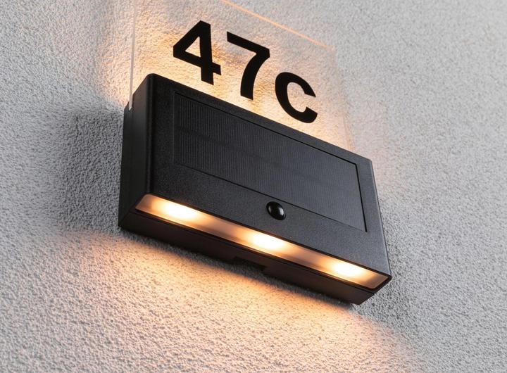 Image du produit Paulmann Numéros de maison solaires (18 lm, IP44)