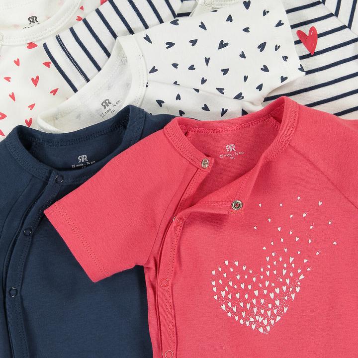 Actual product image La Redoute Collections Pack of 5 First Baby Bodys (50 C)