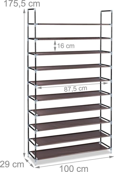 Actual product image Relaxdays Baylee (100 x 29 x 175.5 cm)