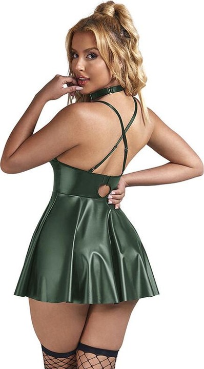 Produktbild Subblime - 955441 KLEID MIT GRÃoeNEN LEDERTRÃ„GERN L/XL (L)