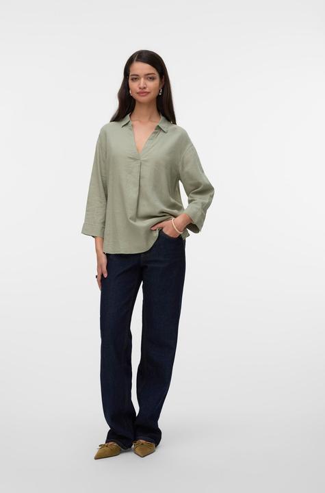 Actual product image Vero Moda Vmlinn 3/4 Top Wvn Ga Noos (XS)