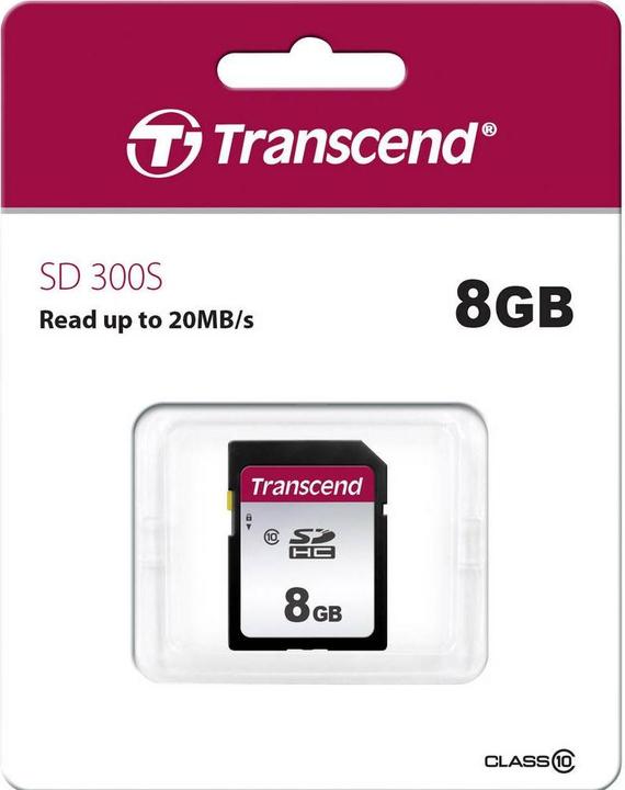 Immagine prodotto Transcend SDC300S (8 GB, SDHC, U1, UHS-I)