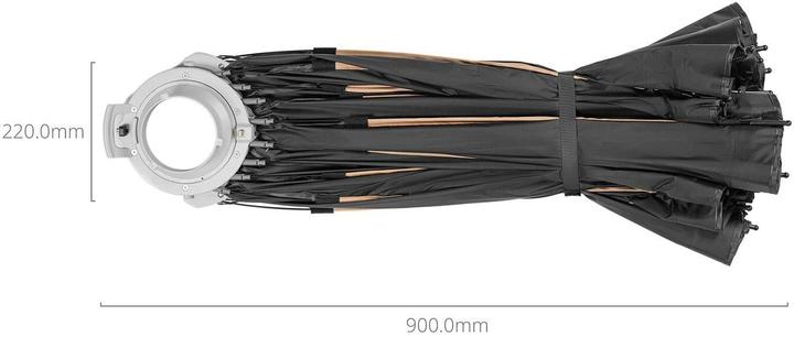 Actual product image SmallRig FP-90 Schnellaufbau-Falt-Parabol-Softbox, Form: Rund (Parabolic Softbox, 90 cm)