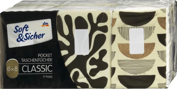 Image du produit dm Soft&Sicher Mouchoirs Pocket (6x8 pièces)