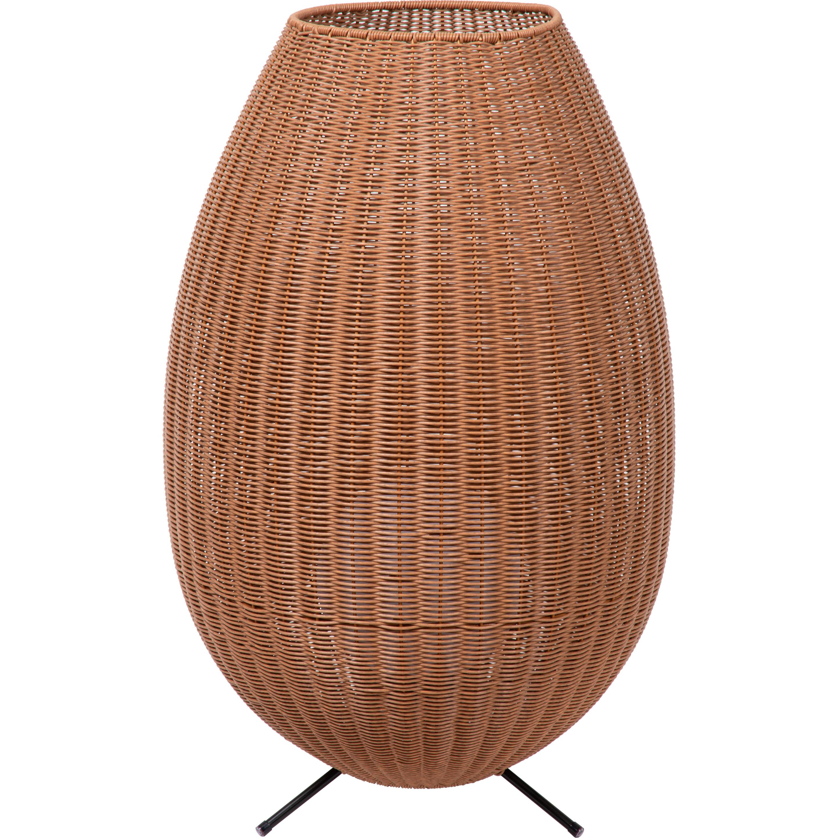 Lucide, Tischlampe, COLIN IP44 - Tischlampe Aussen - LED - 1x3W 3000K - IP44 - Helles Holz 03843/80/72 (180 lm)