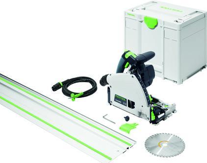 2, Systainer SYS3 M 337, WOOD FINE CUT HW 168x1.8x20 WD42 lama circolare, finestra di visualizzazione, protezione antischegge, chiave a brugola SW 5, cavo di alimentazione plug it (4 m), guida FS 1400