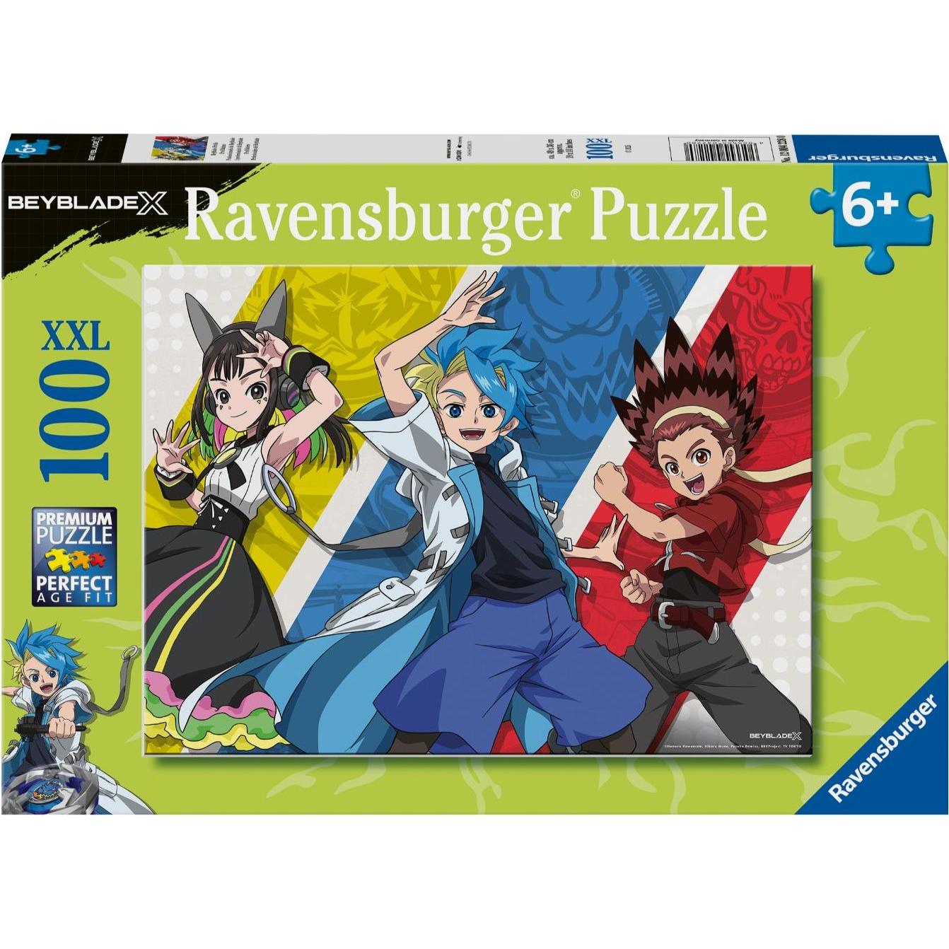 Ravensburger Puzzle 100 pezzi XXL - Beyblade (100 pezzi)