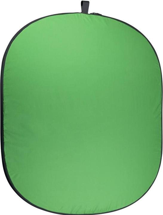 Caruba Sfondo pieghevole 150x200m in cotone verde/blu (150 cm, 200 cm)