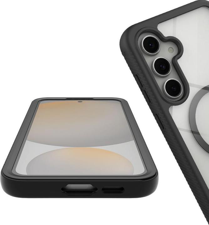 Produktbild Tech-Protect Defense MagSafe Case for Samsung Galaxy S25 - Black (Samsung Galaxy S25)