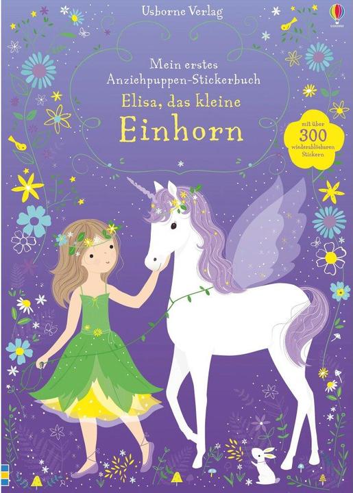 Produktbild Mein erstes Anziehpuppen-Stickerbuch: Elisa, das kleine Einhorn