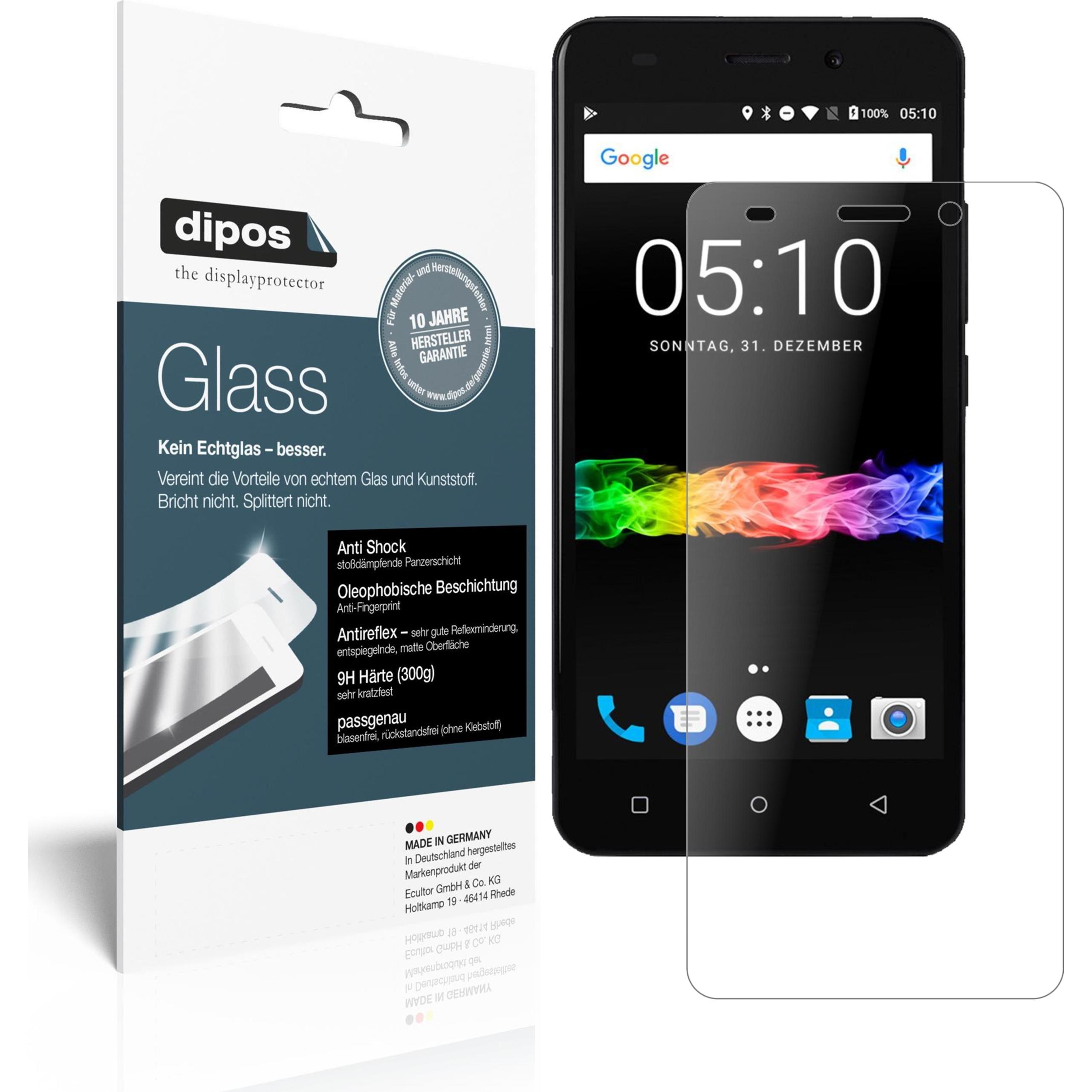 Dipos Displayschutz Anti-Shock (1 Stück, Swisstone SD 510), Smartphone Schutzfolie, Transparent