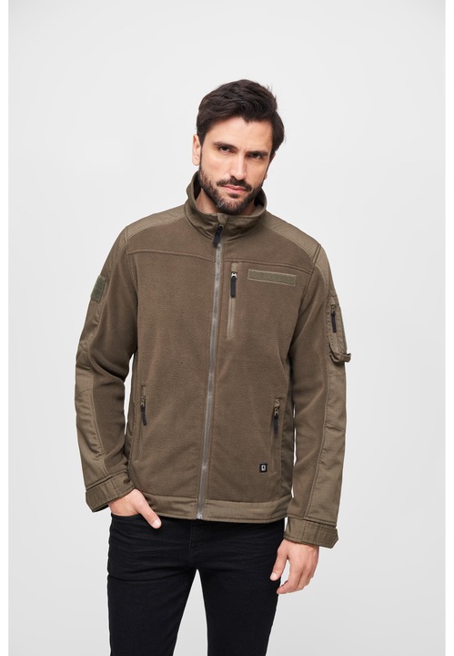 Produktbild Brandit Fleece Ripstop Outdoorjacke Grösse 4XL Farbe Oliv (4XL)