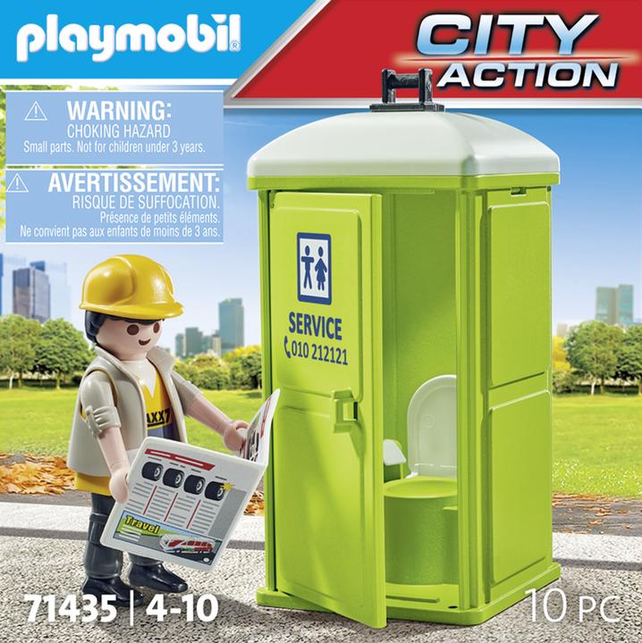 Immagine prodotto Playmobil 71435 Toilette mobile (71435, Playmobil Città d'azione)