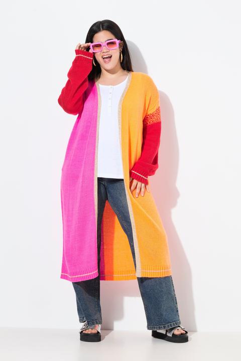 Produktbild Angel of Style Strickjacke, bequeme Passform, Colorblocking (56)