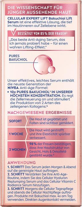 Produktbild NIVEA Cellular Expert Lift 3-Zonen Lift Serum (30 ml)