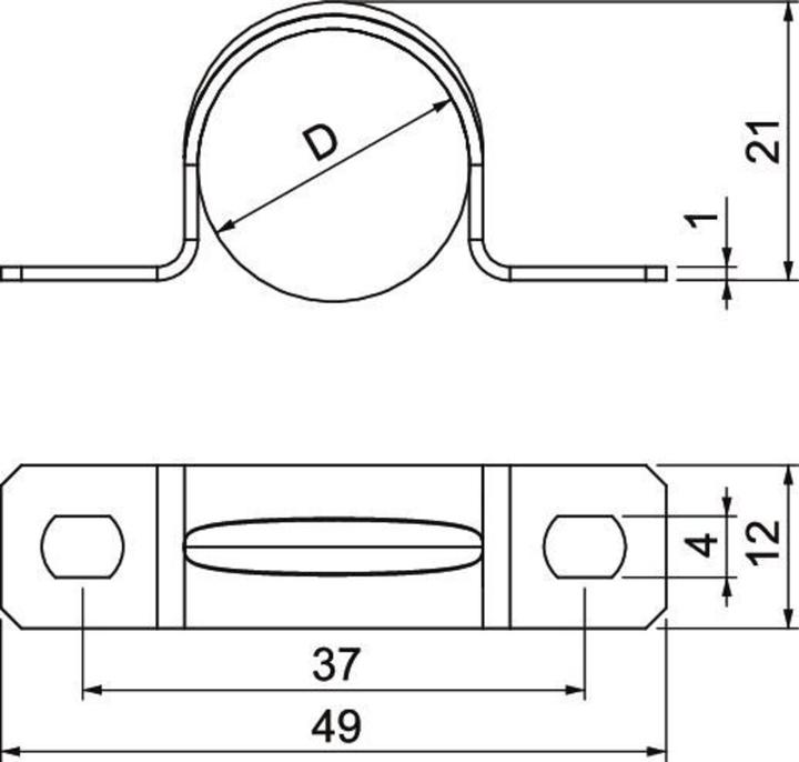 Actual product image OBO Bettermann Mounting clamp