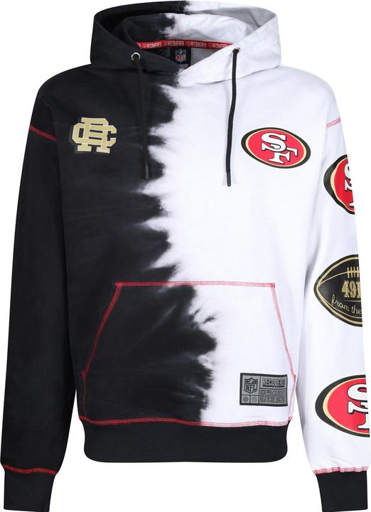 Immagine prodotto Recovered Felpa con cappuccio in pile Re:covered - INK DYE San Francisco 49ers - XL (XL)