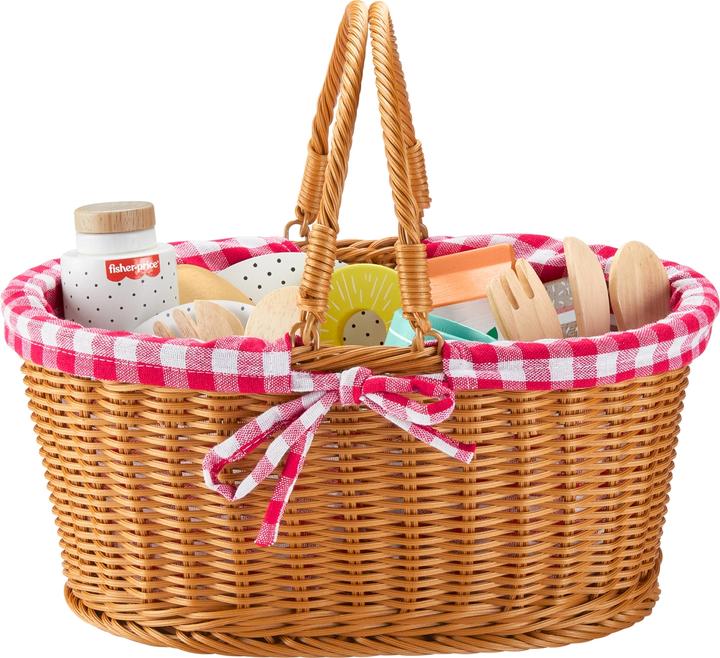 Productafbeelding Fisher-Price Houten picknickmand set