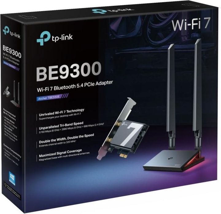 Actual product image TP-Link Archer TBE550E (Mini PCI Express)