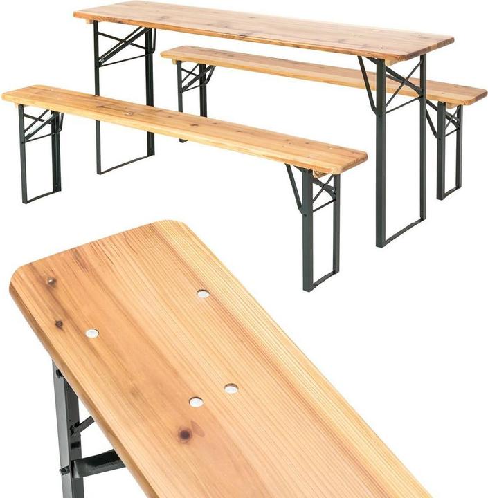 Produktbild tectake Bierzeltgarnitur (177 cm)