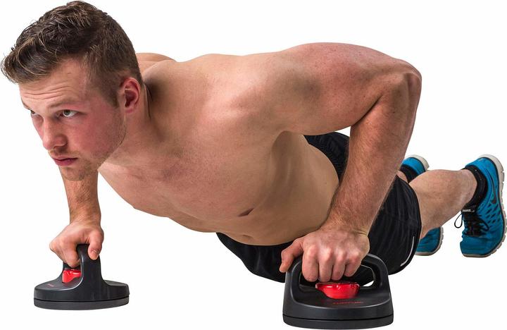 Actual product image Tunturi Rotierende Liegestützegriffe - Push-Up Stands Set