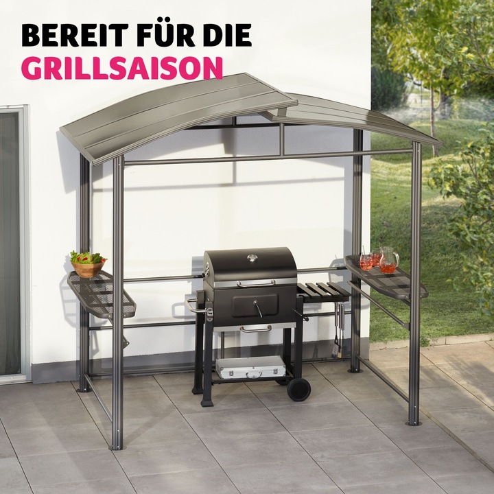 Image du produit tectake Barbecue Pavilion Asado | 240x150x234cm (240 cm, 150 cm)