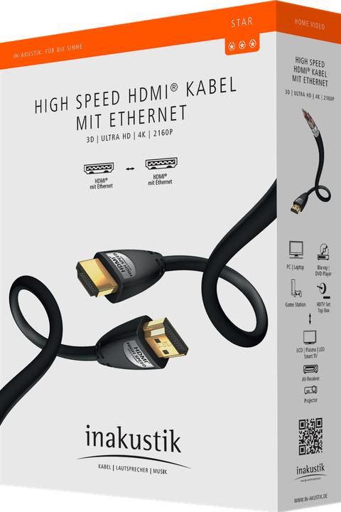 Immagine prodotto Inakustik HDMI (Typ A) — HDMI (Typ A) (10 m, HDMI, 2.0b)