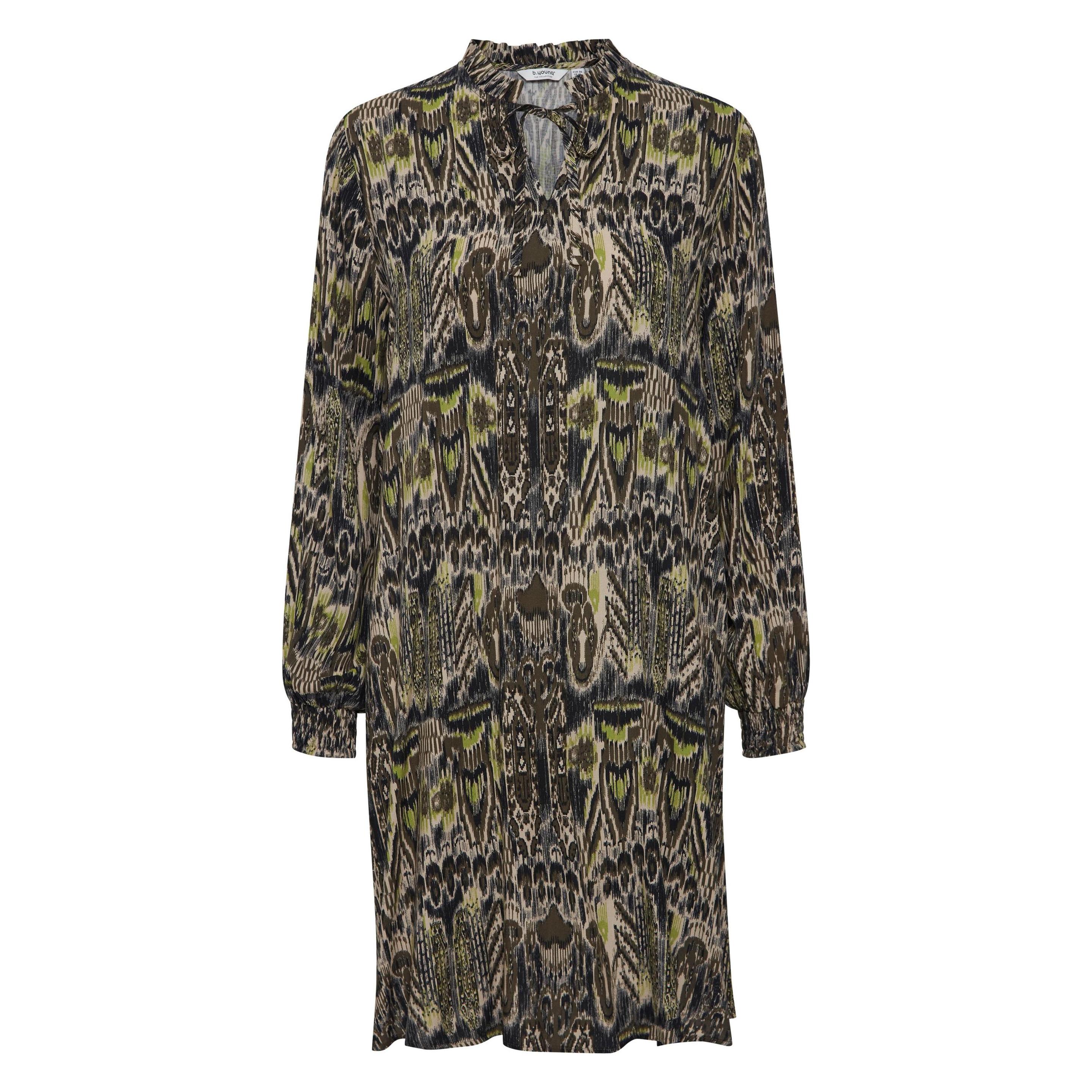 B.young, Damen, Kleider, Byjosa Vneck Dress - 20810459, Grün, (44)