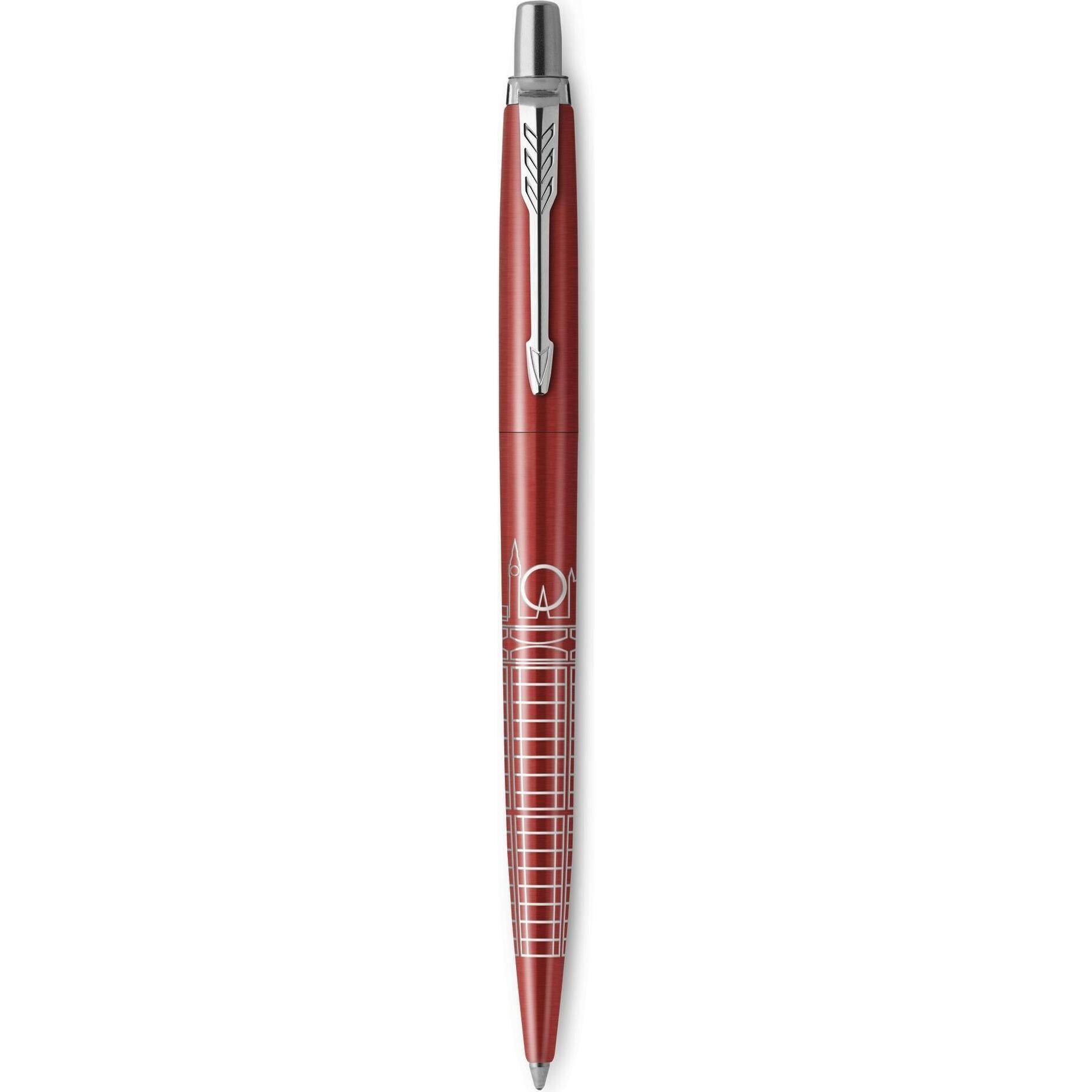 Parker Pen, Penne, Parker Jotter Se London Kugelschreiber M (Argento, Rosso)