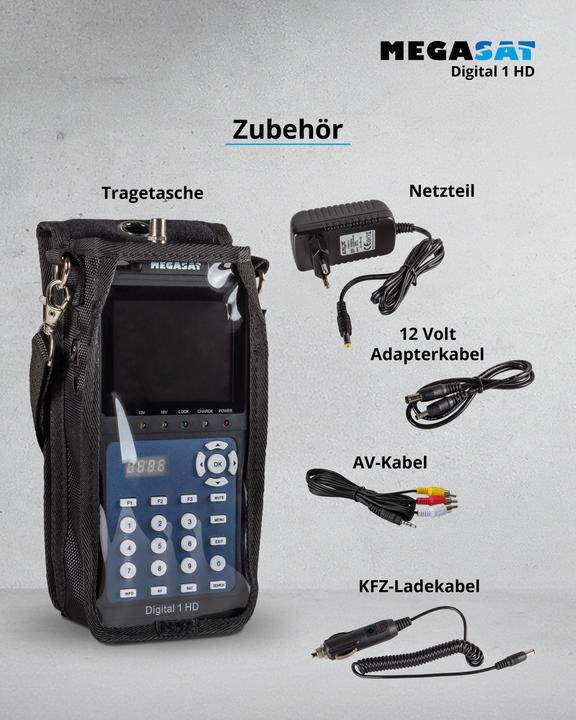 Actual product image Megasat Digital 1 HD (Measurement technology)