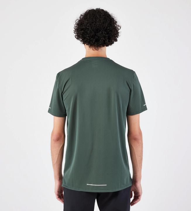 Image du produit Kiprun Maillot de course à manches courtes homme respirant - Run 500 Dry vert foncé (XL)