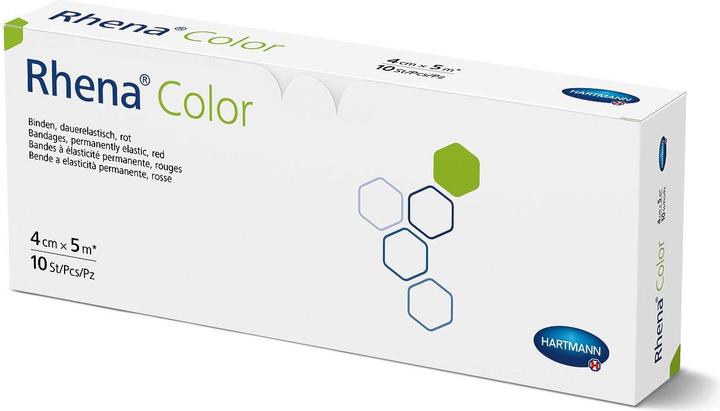 Immagine prodotto Rhena Color Elastische Binden 4cmx5m rot offen