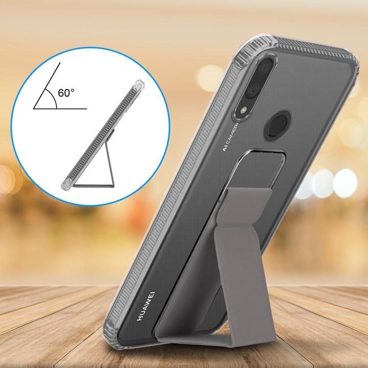 Actual product image Cadorabo Case for Huawei Y7 2019 / Y7 PRIME 2019 in TPU with holder LM167 Style (Huawei Y7 (2019), Huawei Y7 Prime (2019))