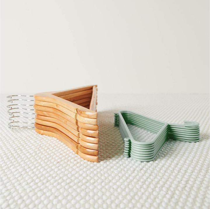 Actual product image Bieco Kleiderbügel 8er Set, mint (8 x)