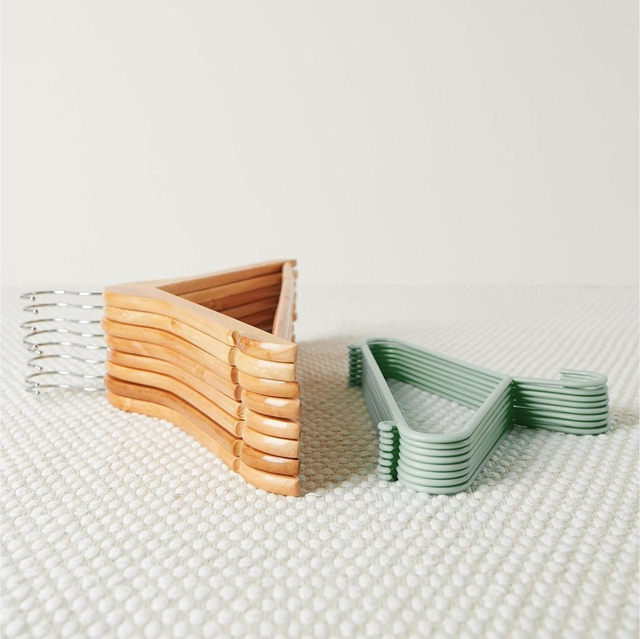 Produktbild Bieco Kleiderbügel 8er Set, mint (8 x)