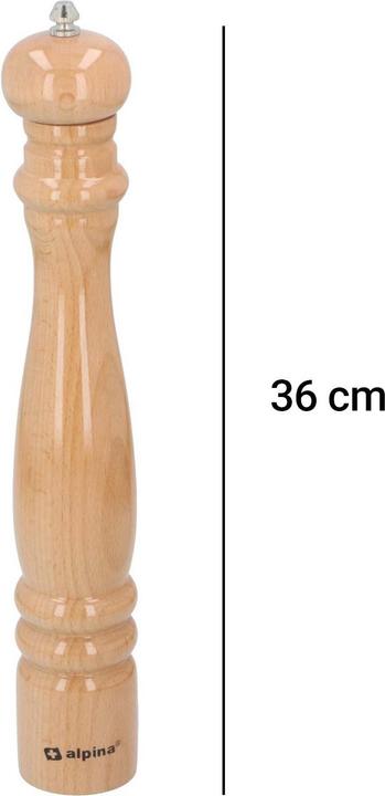 Produktbild alpina spice grinder - Pepper and spice grinder, height 36 cm (Diverse Gewürze, Salz)