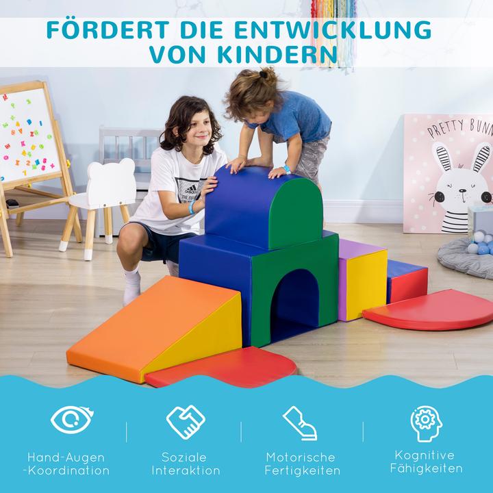 Image du produit Homcom Bausteinset Kunstleder, EPE Mehrfarbig