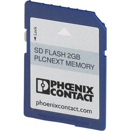 Phoenix Contact 1043501 SD FLASH 2GB MEMORIA PLCNEXT Modulo di memoria PLC 3,3 V/DC (2 GB), Scheda di memoria