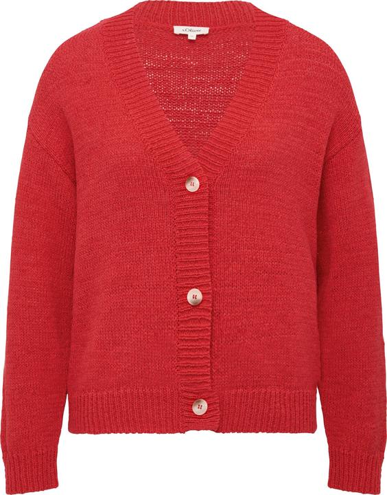 Produktbild s.Oliver Strickjacke Strickjacke im Relaxed Fit mit Knöpfen (36)