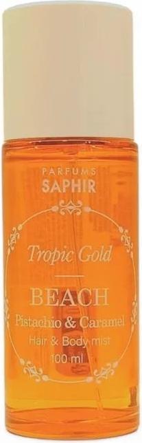 Produktbild Saphir Tropic Gold (100 ml, Body Mist, Körper- & Haarduftspray, Karamell, Pistazie)