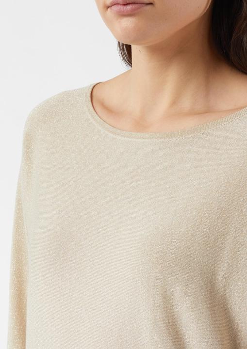 Produktbild Comma Strickpullover Glitzergarn-Feinstrickpullover mit 3/4-Arm (40)