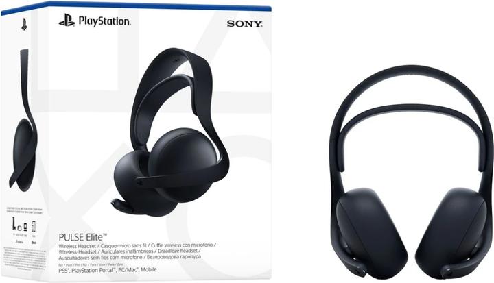 Actual product image Sony Pulse Elite Wireless Headset (Midnight Black) /PS5 (Cable, Wireless)