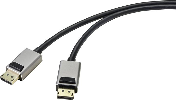 Produktbild SpeaKa Professional 8K Displayport auf Displayport Kabel im Aluminiumgehäuse 2 m (2 m, DisplayPort, 1.4)