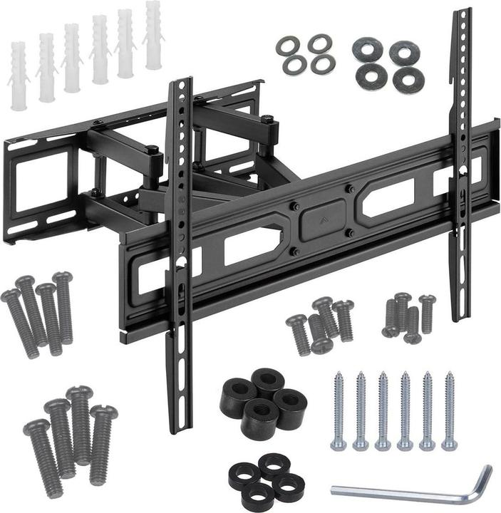 Produktbild Maclean TV-Halterung max vesa 600x400 für gebogene TVs 37-80 40kg MC-710N (Wand, 40 kg, 37" - 80")