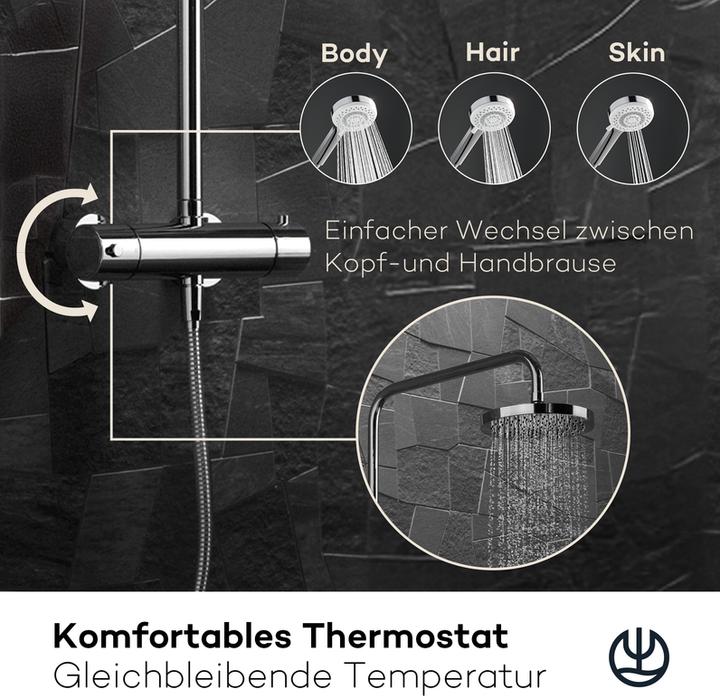 Produktbild Kludi X3 Duschsystem mit Thermostat